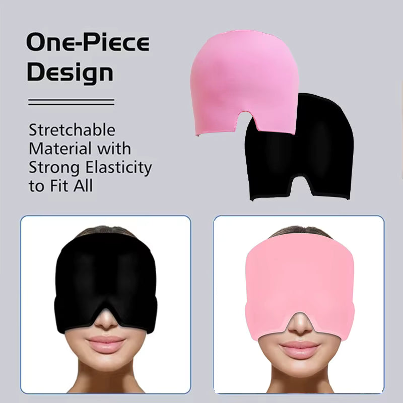 Migraine Relief Ice Cap — Instant Cold Therapy Head Wrap