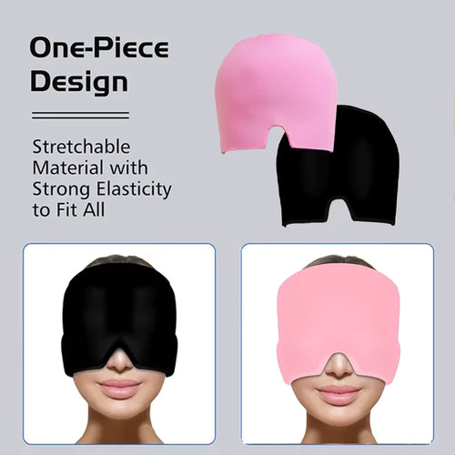 Migraine Relief Ice Cap — Instant Cold Therapy Head Wrap